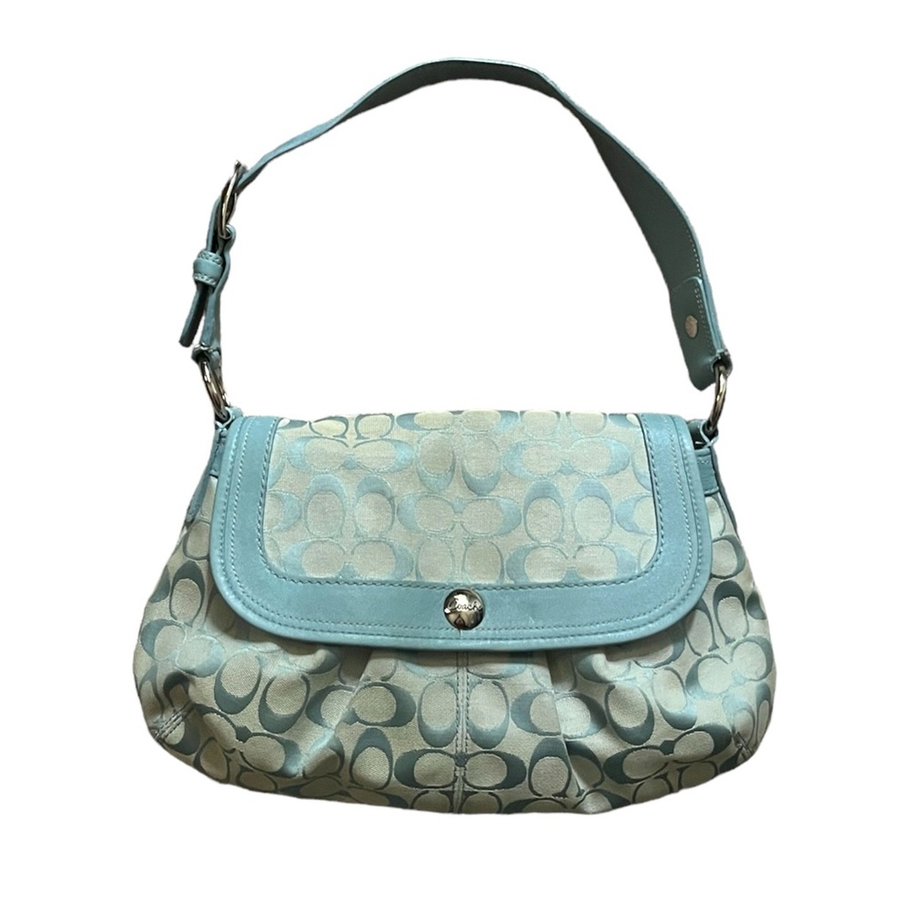 Coach soho pleated signature handbag